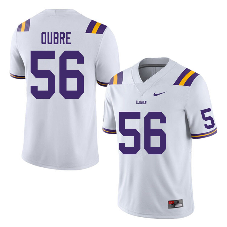 Men #56 Isaiah Oubre LSU Tigers College Football Jerseys Sale-White - Click Image to Close